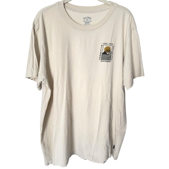 NEW Billabong Men's XXL Backdrop Adventure Division T-Shirt Tee Organic Cotton - Picture 2 of 6